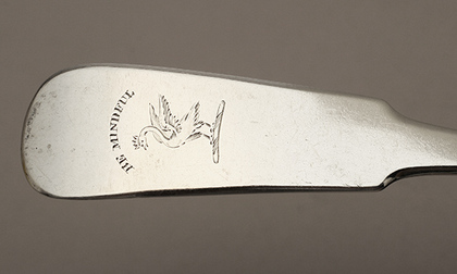 Scottish Provincial Silver Toddy Ladle - David Gray, Dumfries, Clan Campbell of Cawdor 